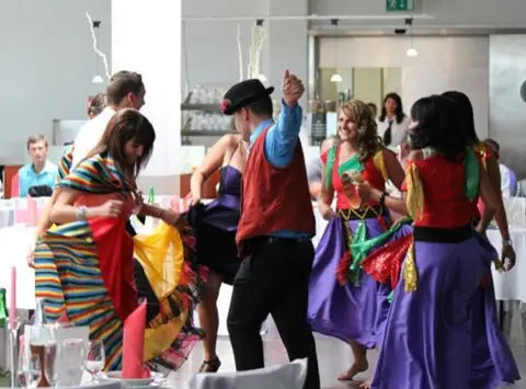 Showmoment auf der Tanzfläche