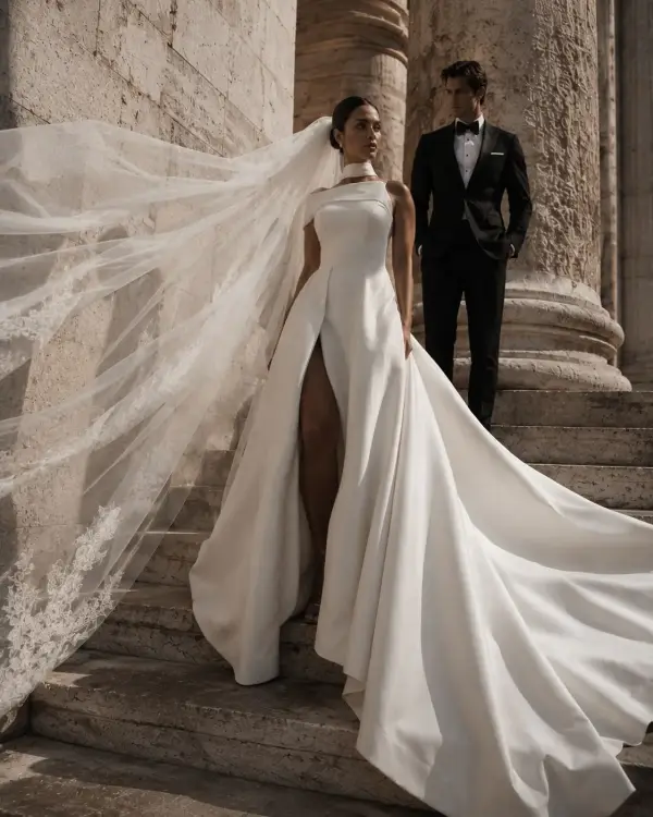 Brautmoment bei einer Hochzeit — stilvolle Hochzeitsfotografie durch eliXir EVENT